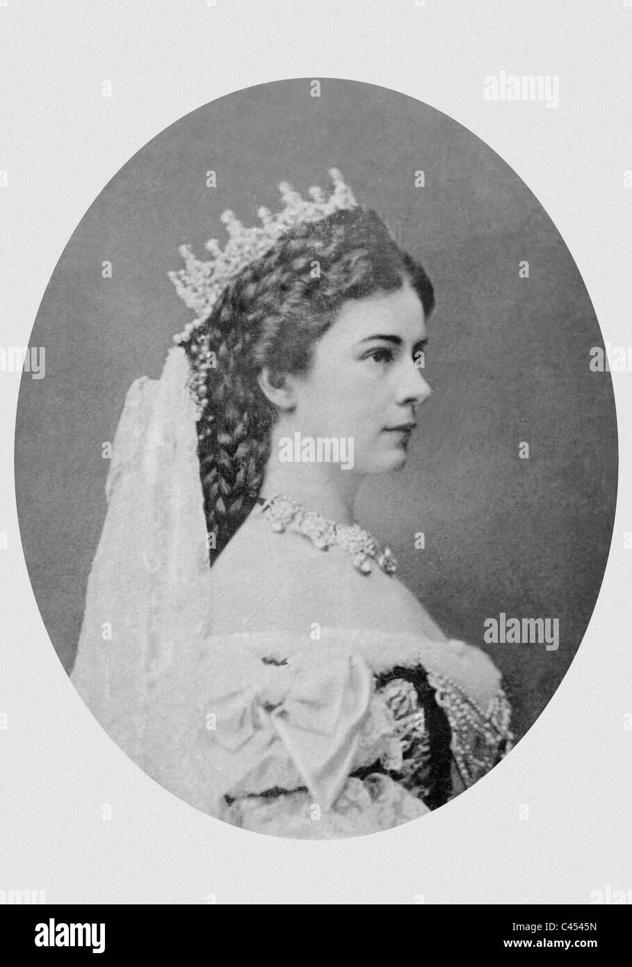 La emperatriz Elisabeth de Austria Foto de stock