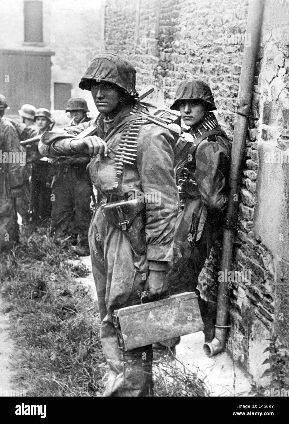 Waffen ss panzer division Imágenes de stock en blanco y negro Alamy