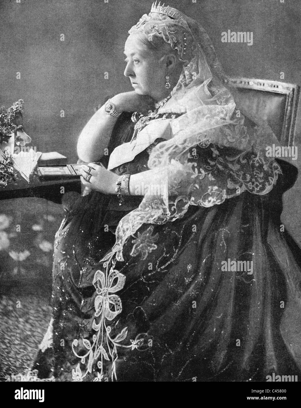 La reina Victoria de Gran Bretaña, 1896 Foto de stock