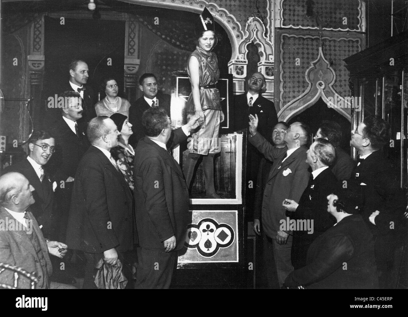 El Congreso de los magos de Berlín, 1935 Foto de stock
