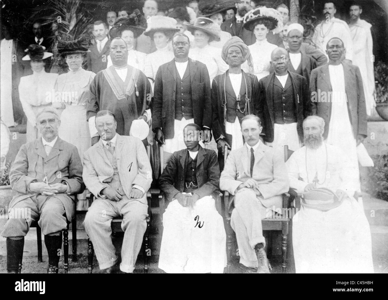 Theodore Roosevelt en el África Oriental Británica, 1910 Foto de stock