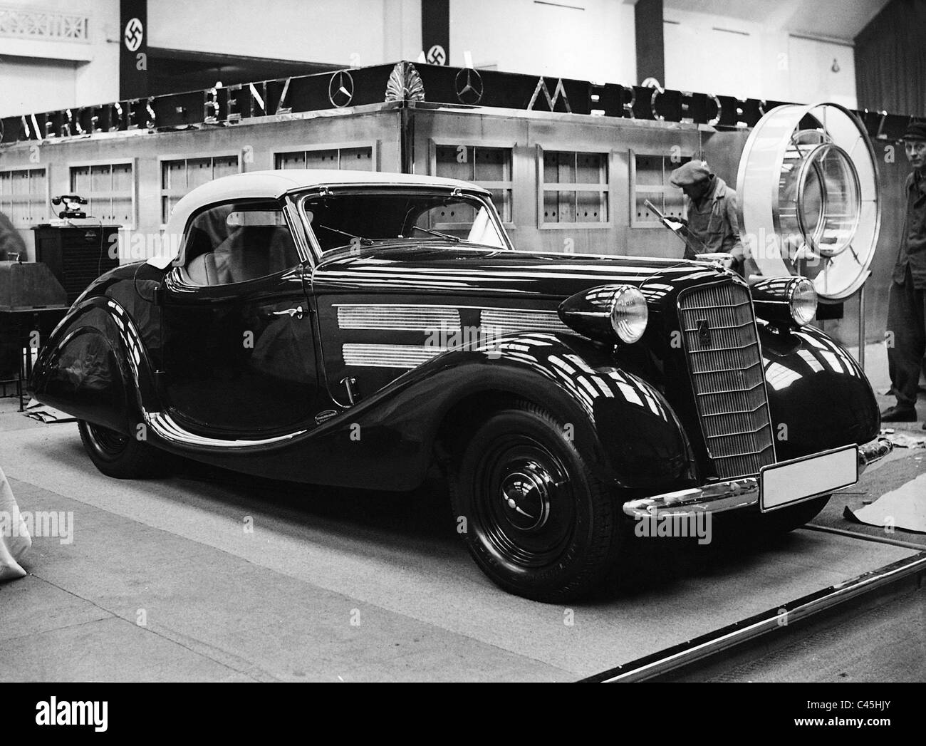Opel 'SUPER SIX ' convertibles, 1936 Foto de stock