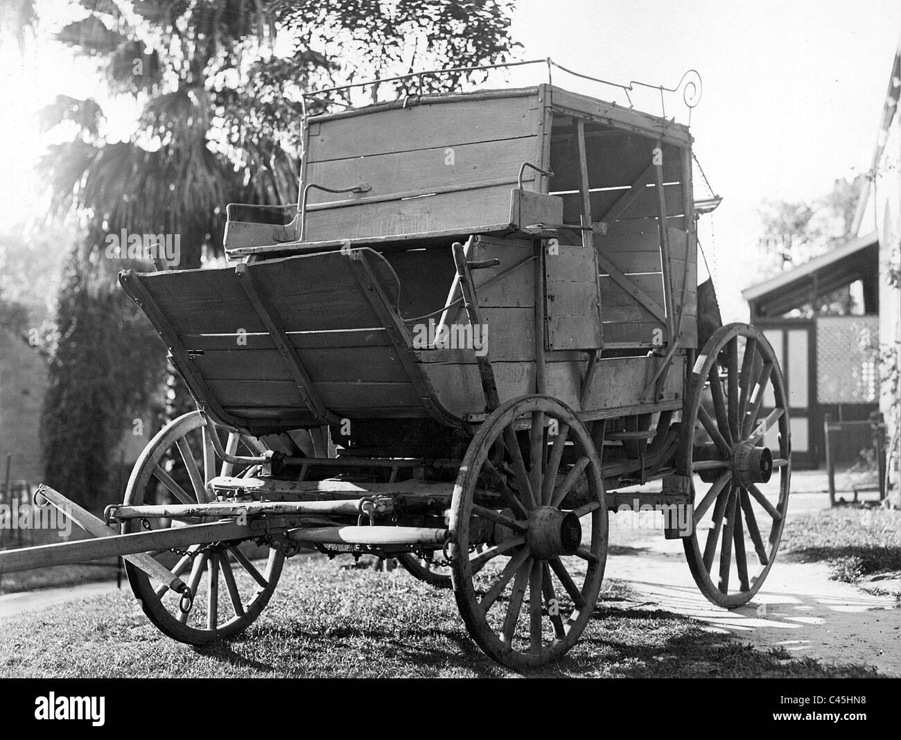 Entrenador correo australiano, del siglo XIX. Foto de stock