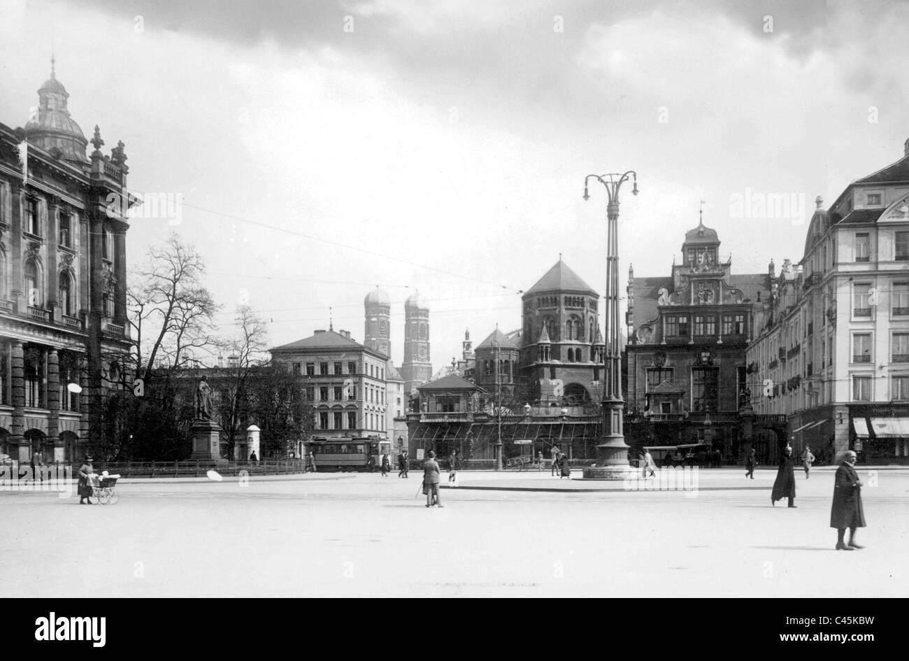 La sinagoga principal en Munich, 1914 Foto de stock