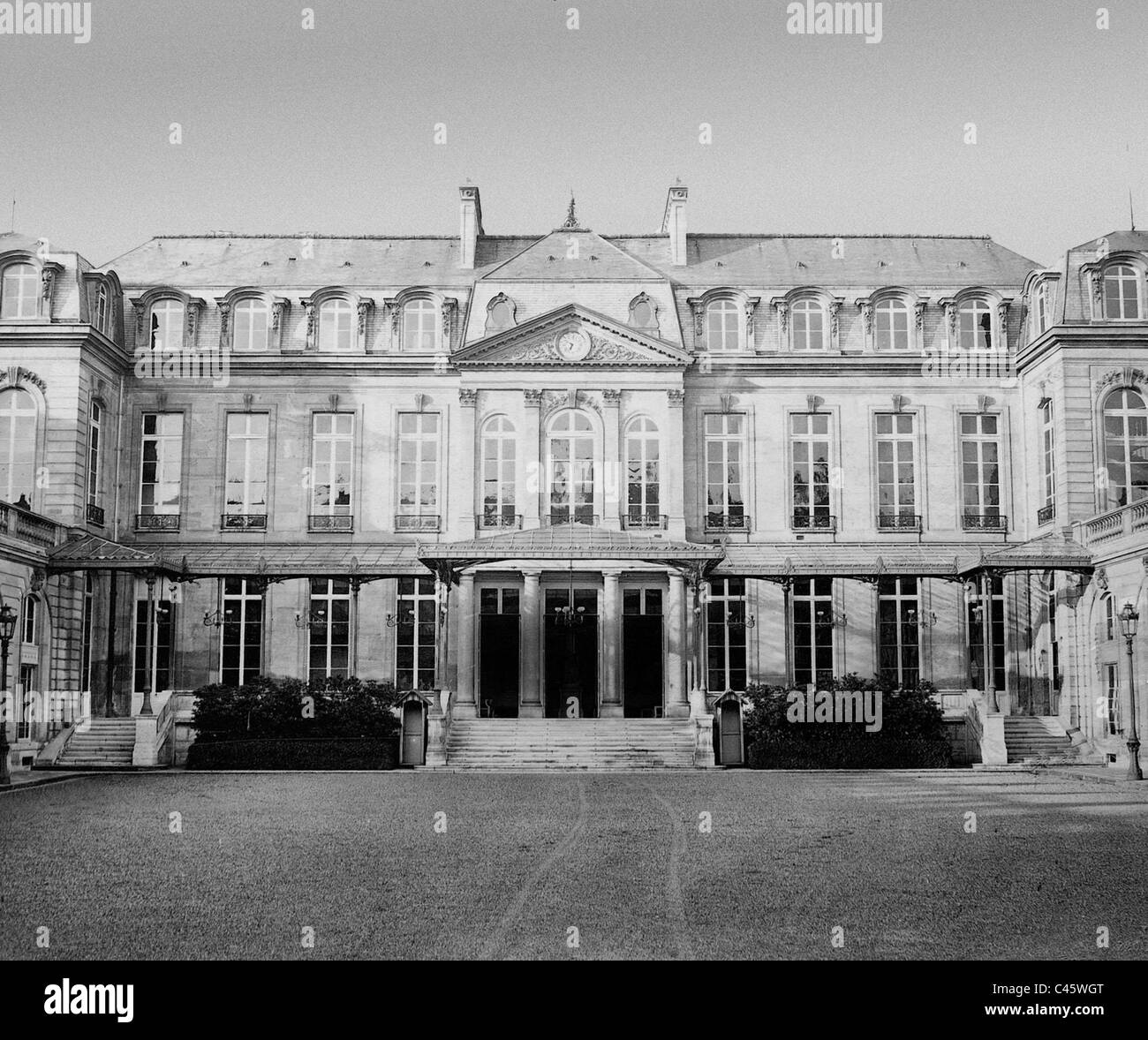 Elysee-Palace en París Foto de stock