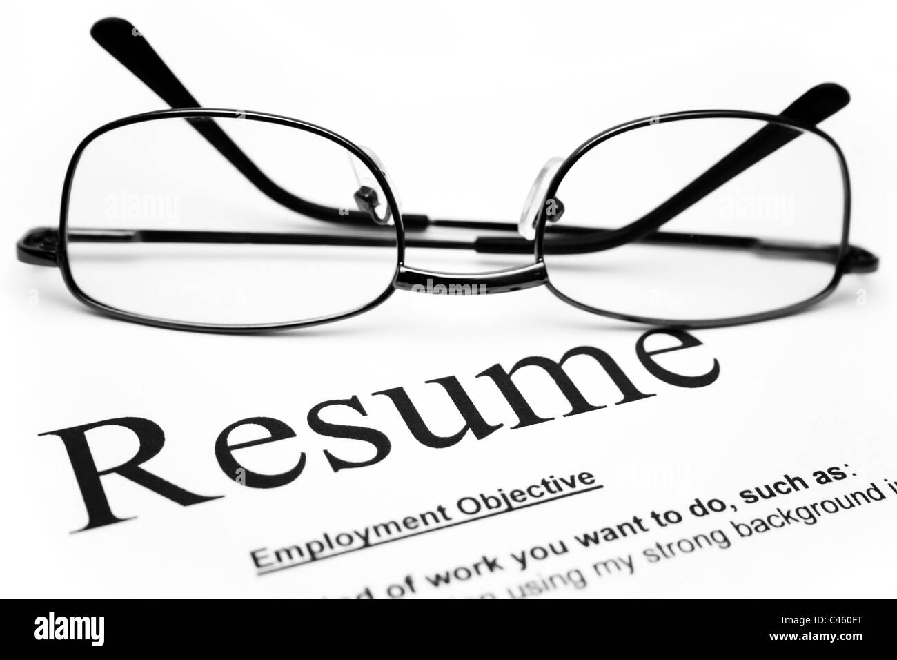 Curriculum vitae cv Imágenes de stock en blanco y negro Alamy
