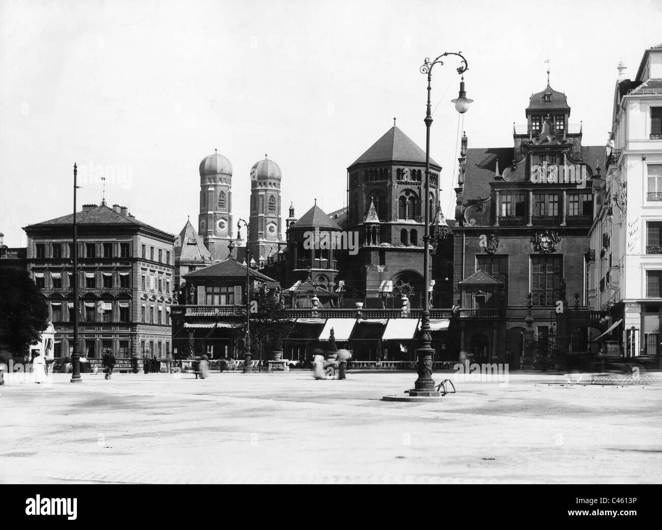 La sinagoga principal en Munich, 1911 Foto de stock
