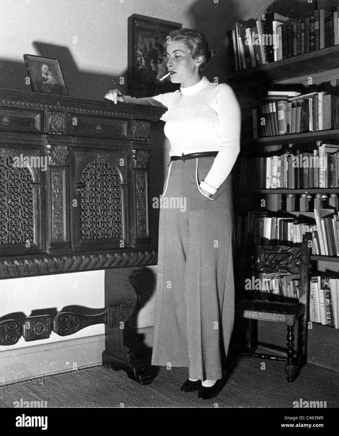 Marianne Hoppe, 1933. Foto de stock