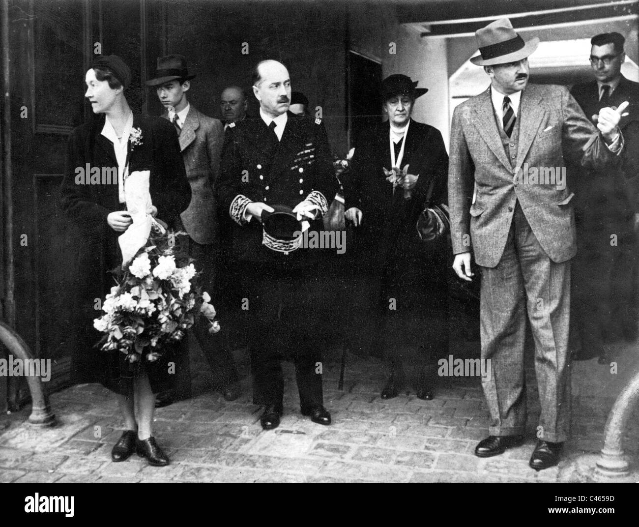 Charlotte de Luxemburgo y su marido, el Príncipe Félix de Borbón-parma, 1940 Foto de stock