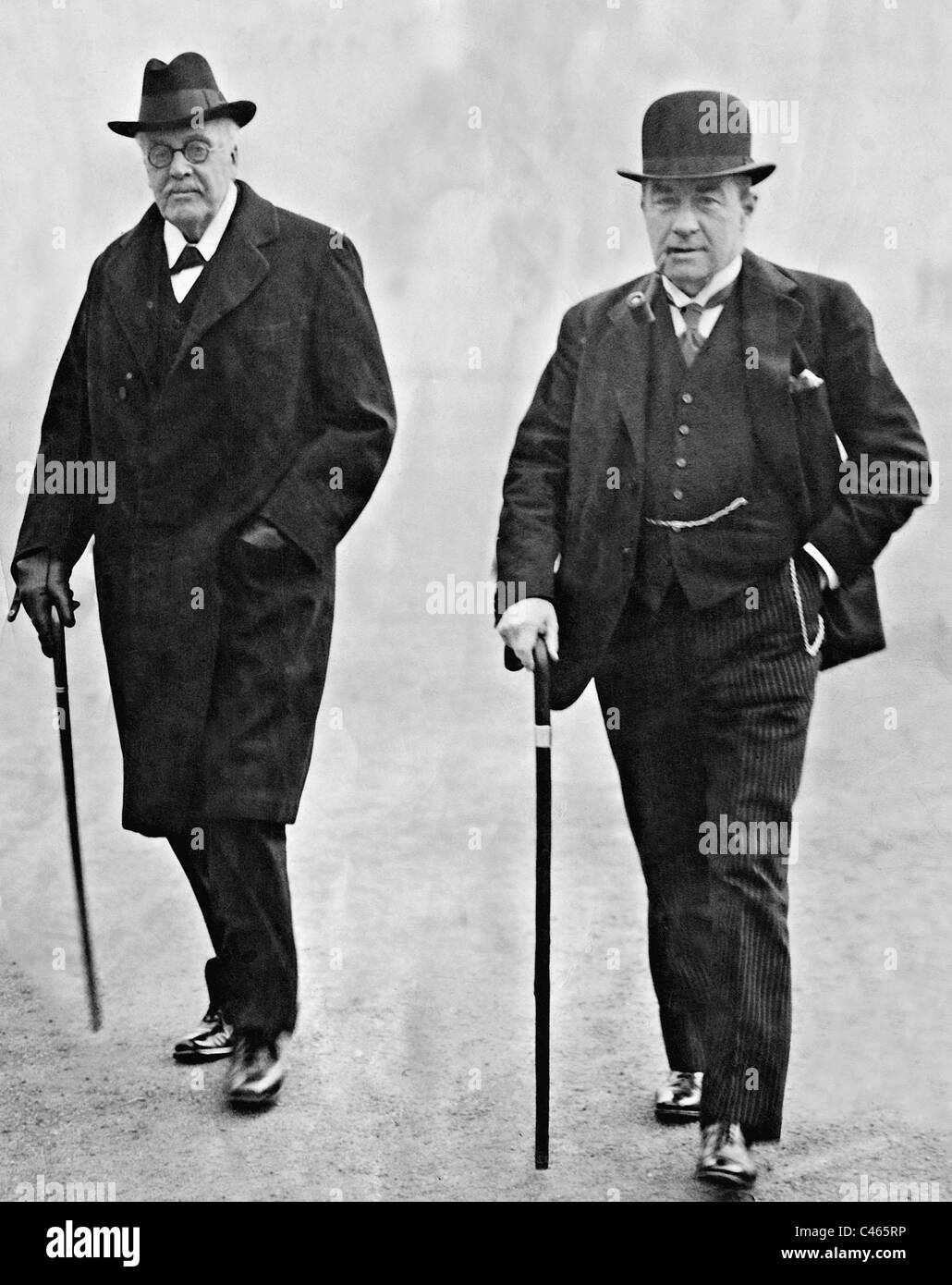 Arthur James Earl de Balfour y Stanley Baldwin, 1926 Foto de stock