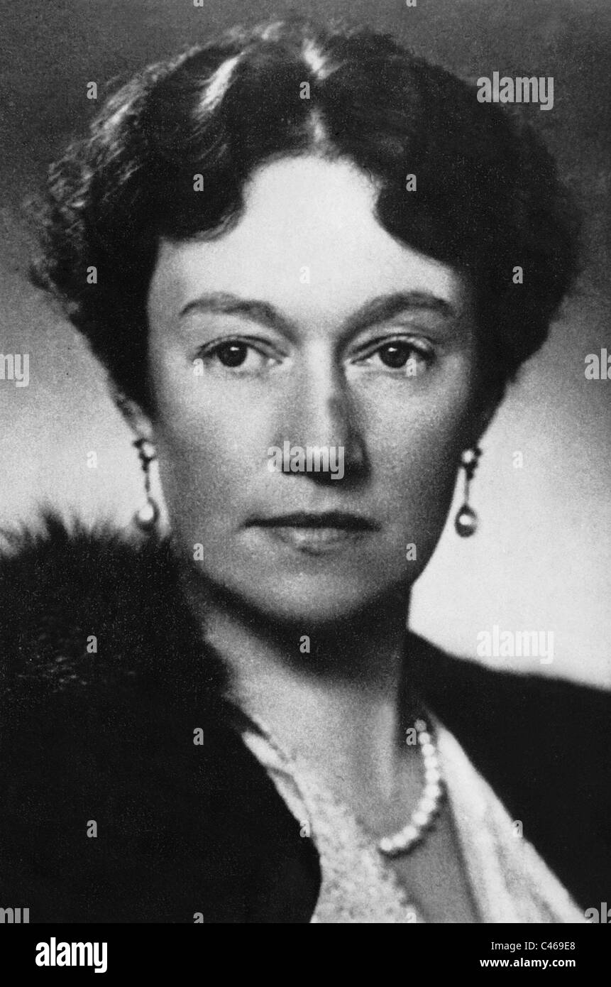 La Gran Duquesa Charlotte de Luxemburgo, 1916 Foto de stock