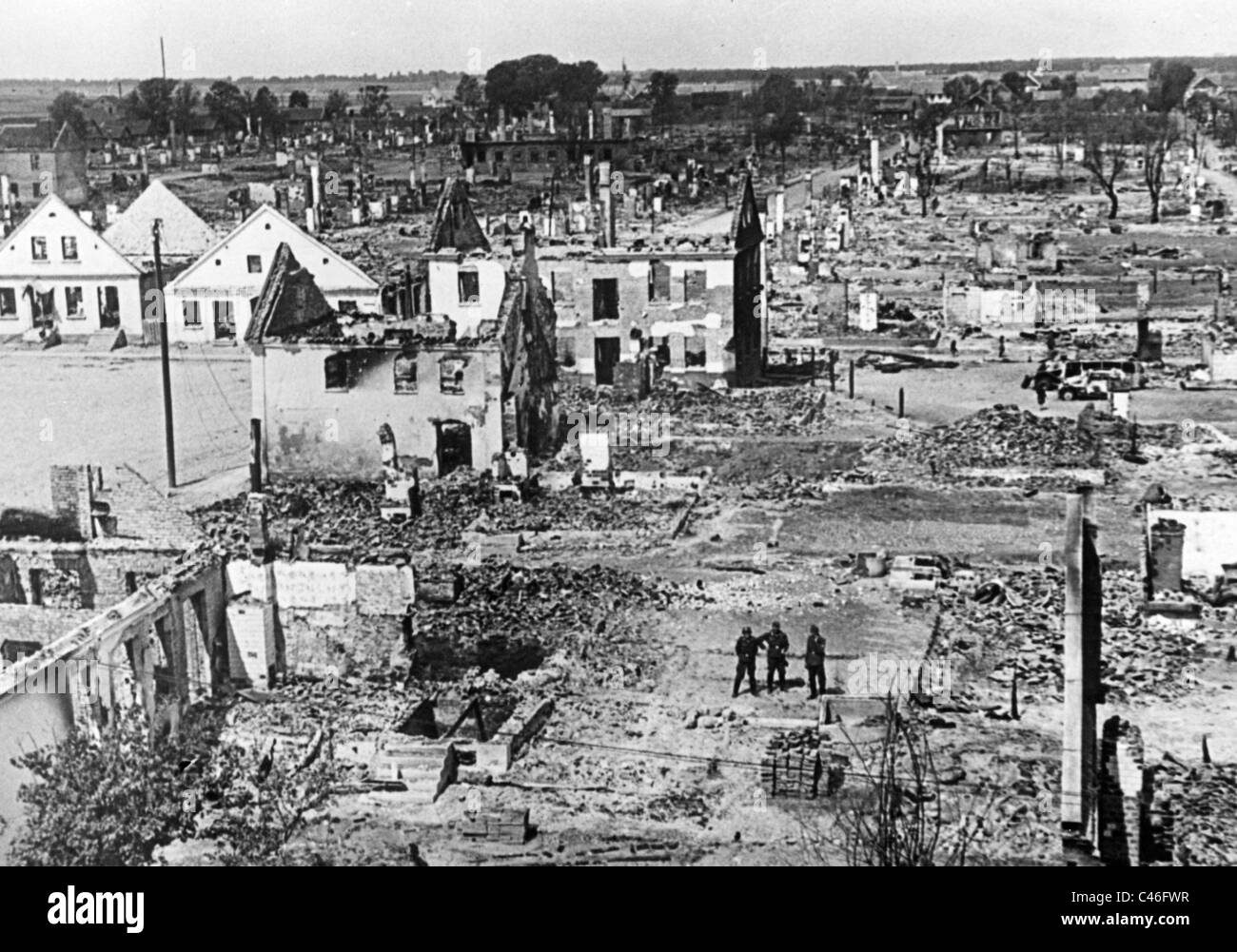 Segunda Guerra Mundial: ciudades destruidas en la Unión Soviética  Fotografía de stock - Alamy