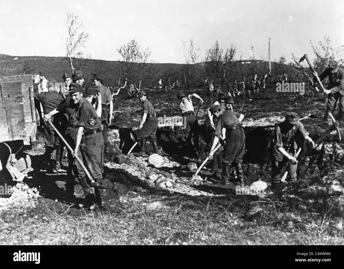 Segunda Guerra Mundial Murmansk Sapmi, Laponia (delantero), Finlandia