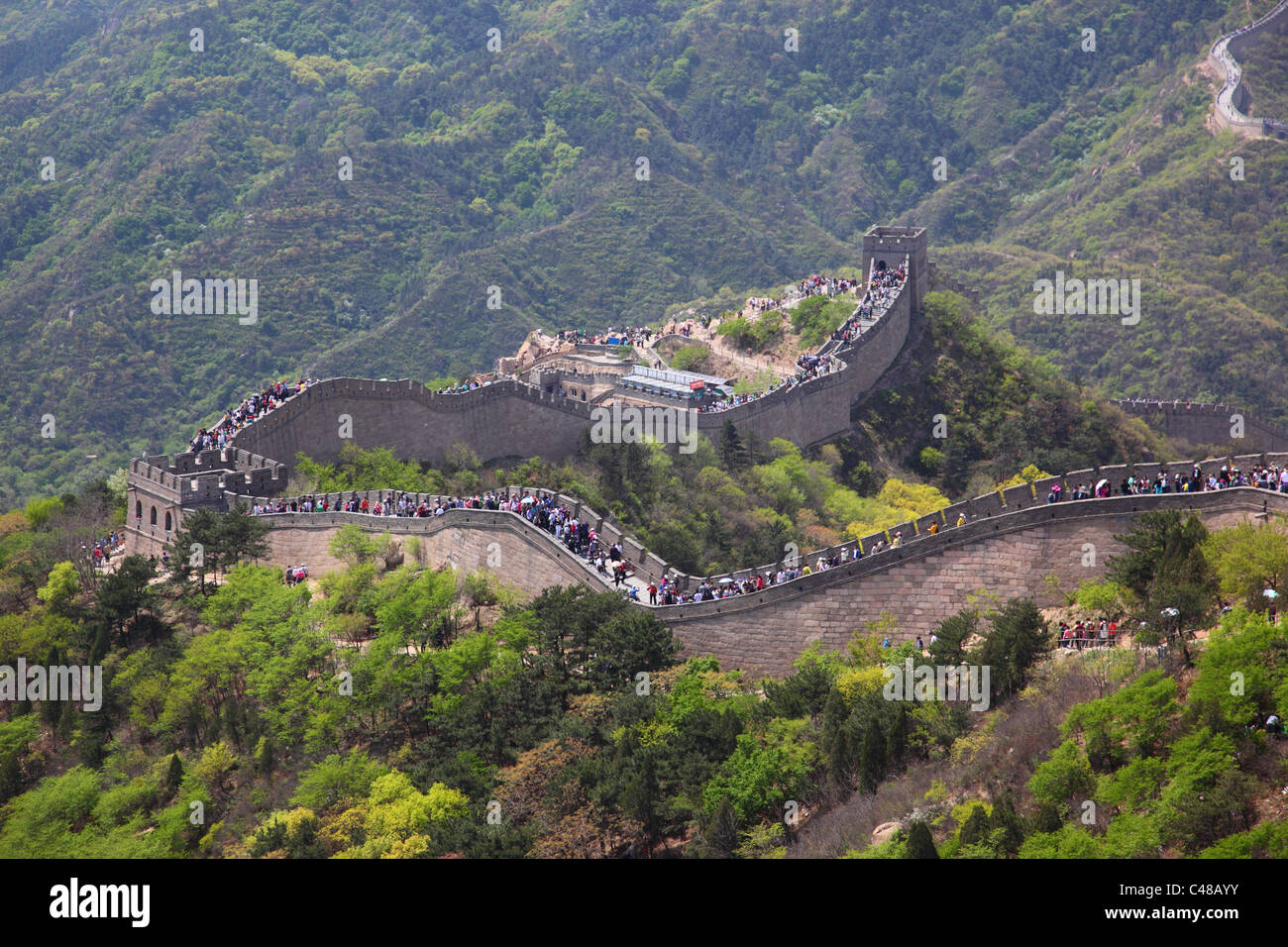 La Gran Muralla de China, Beijing, China Foto de stock