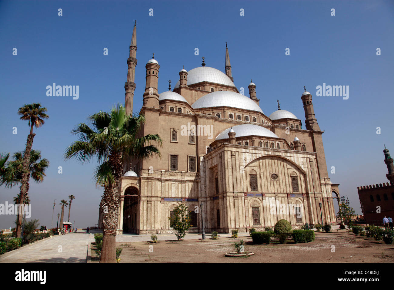 La mezquita de Muhammad Ali Pasha o Mezquita de Alabastro en la Ciudadela de El Cairo, El Cairo, Egipto Foto de stock
