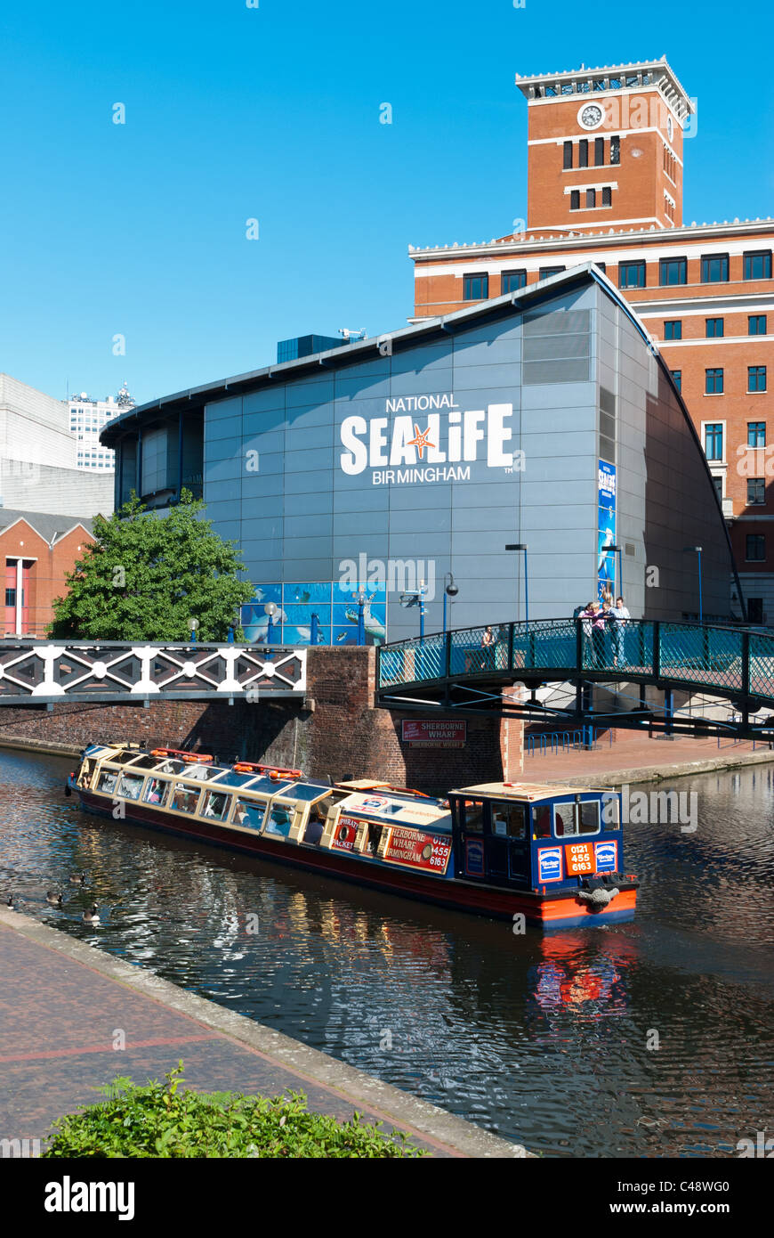 National sealife Center de Brindley Place, Birmingham Foto de stock