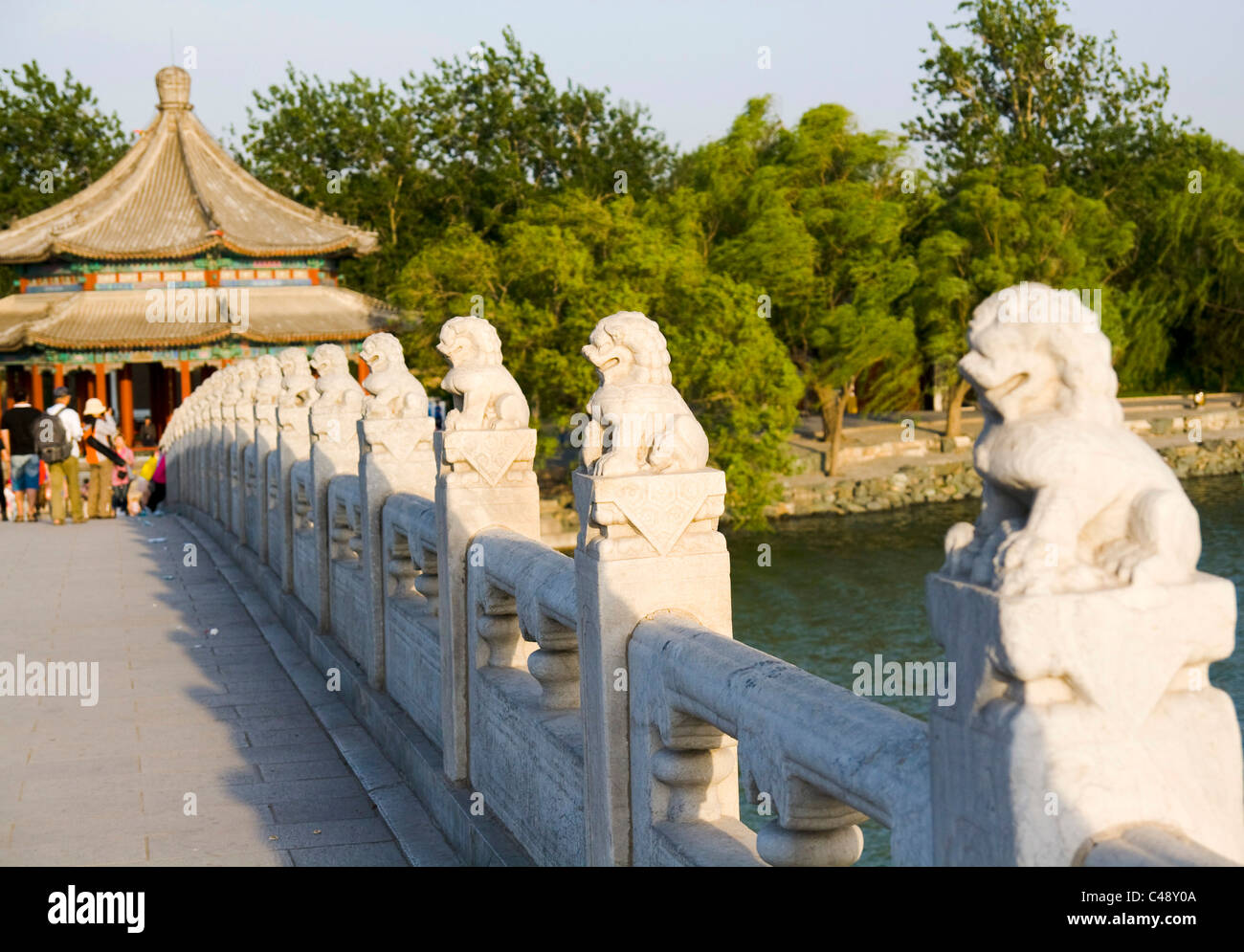 El Palacio de Verano en Beijing Foto de stock