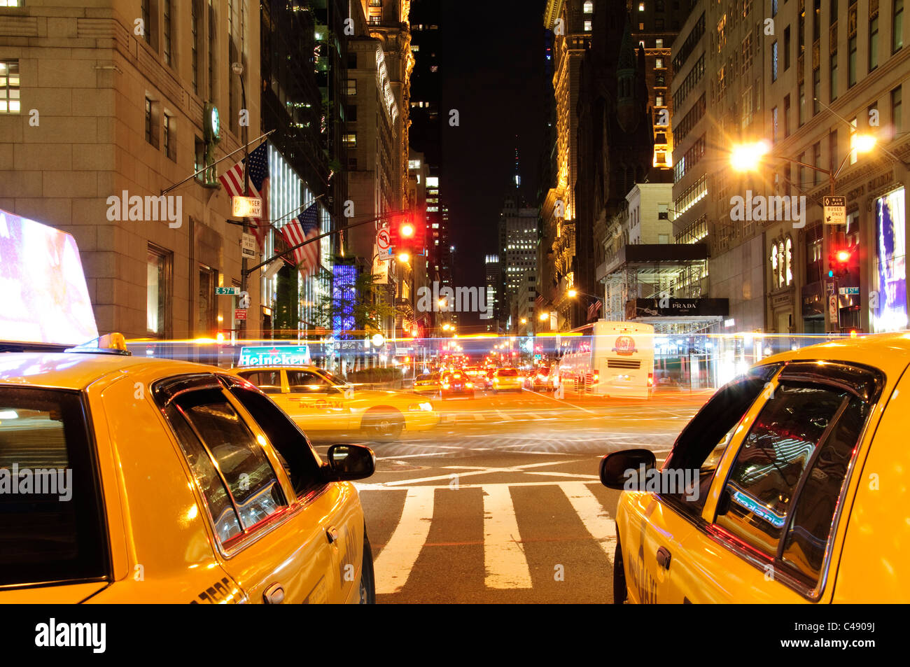 5 Avenue, New York City, 2011 Foto de stock