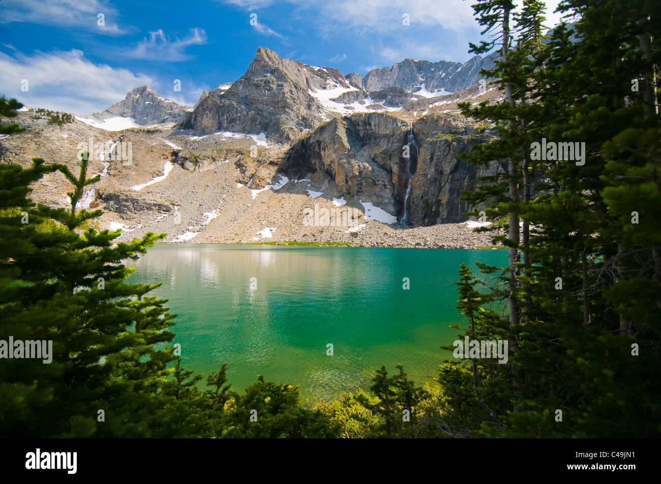 Kane lago en el Pioneer montañas ID Foto de stock