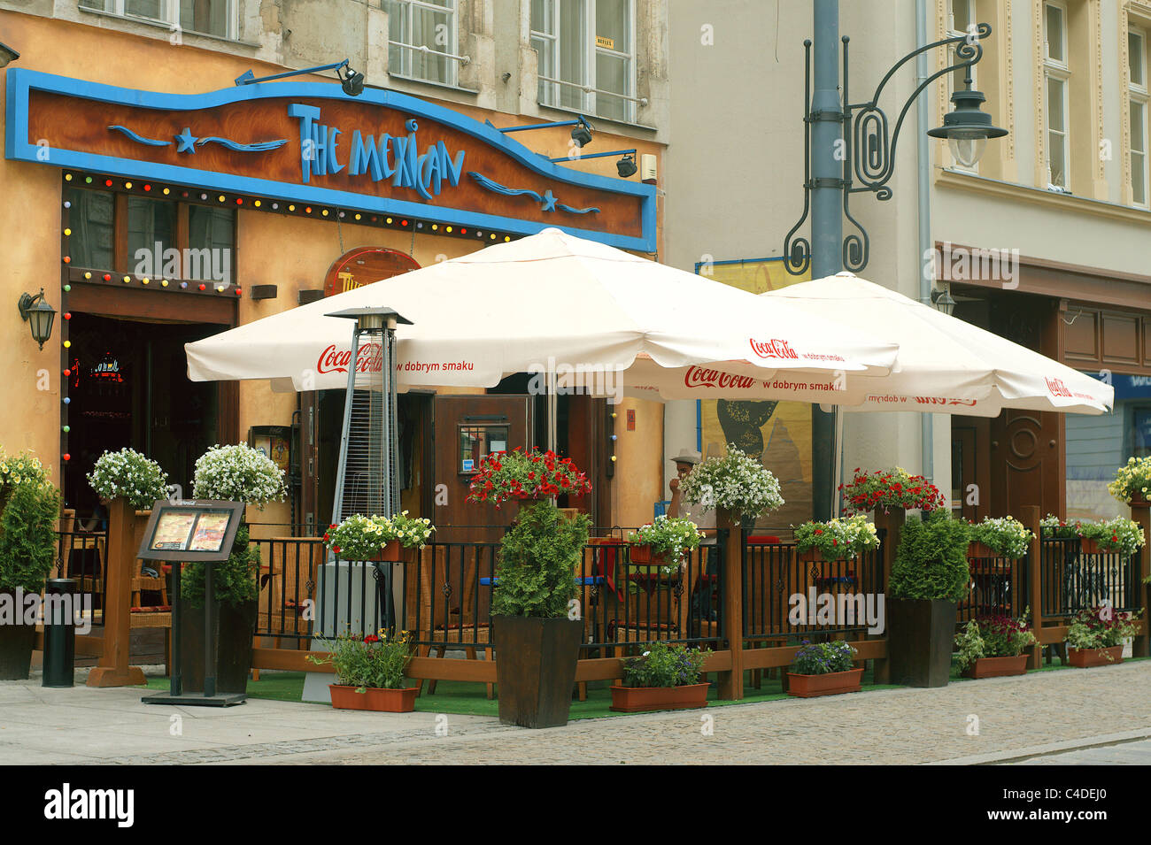 El restaurante mejicano Wroclaw Polonia Foto de stock