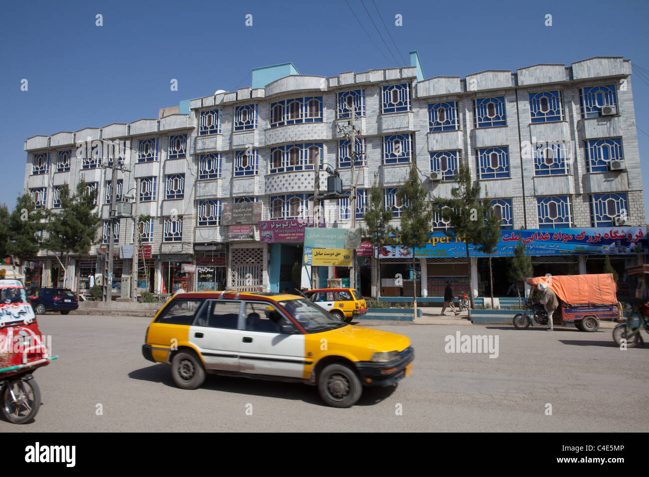 Hotel Marco Polo en Herat, Afganistán Foto de stock