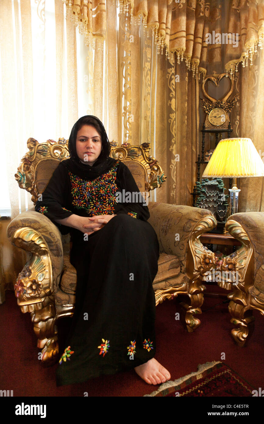 Fawzia Koofi, miembro del parlamento en Afganistán Foto de stock