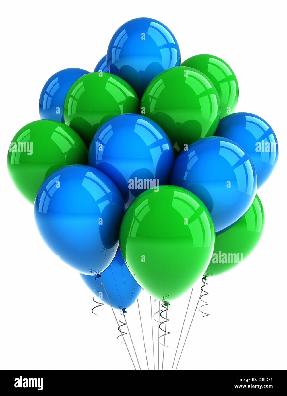 Globos verdes y azules fotografías e imágenes de alta resolución - Alamy