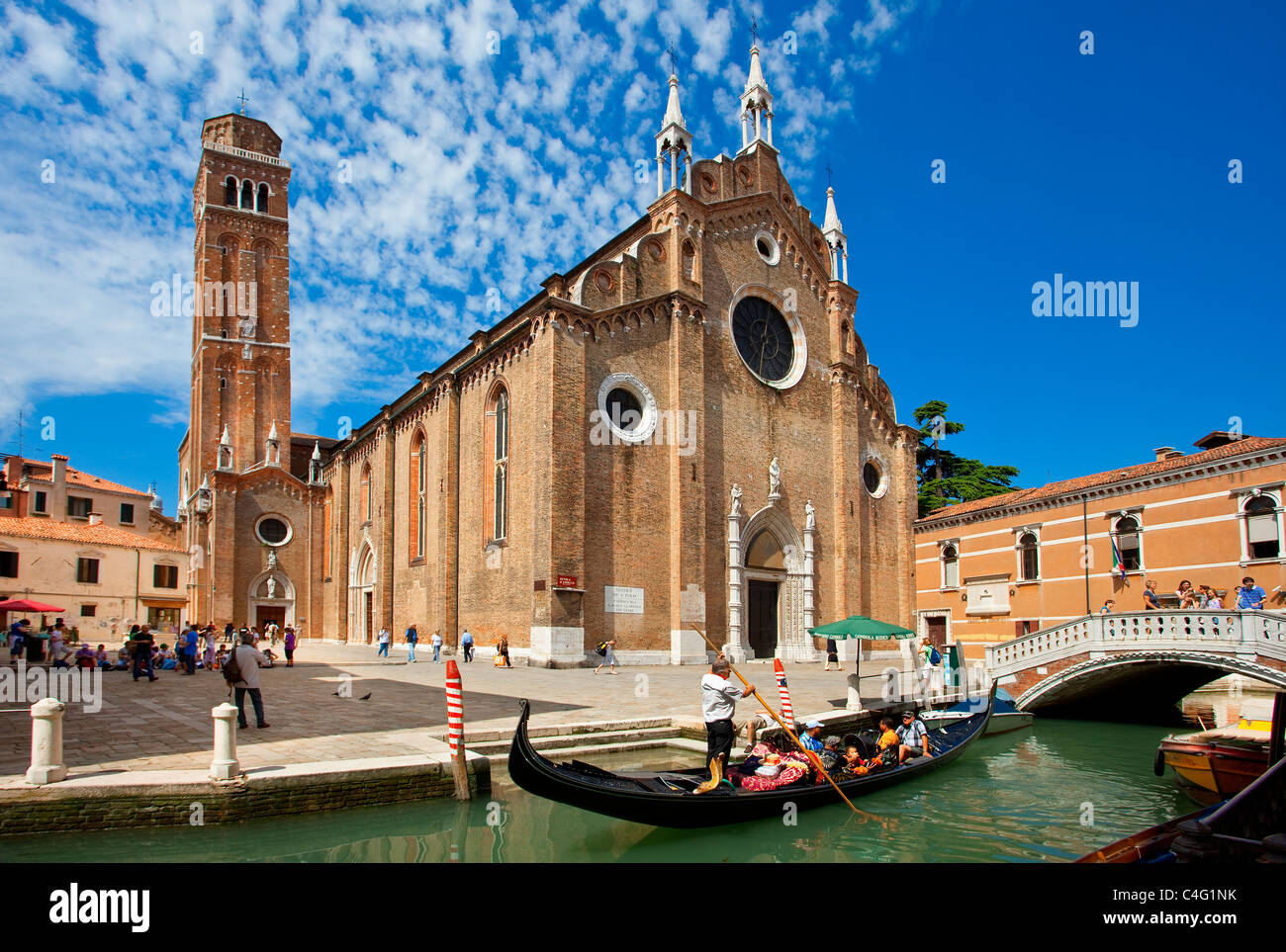 Venecia, Santa Maria Gloriosa dei Frari Foto de stock