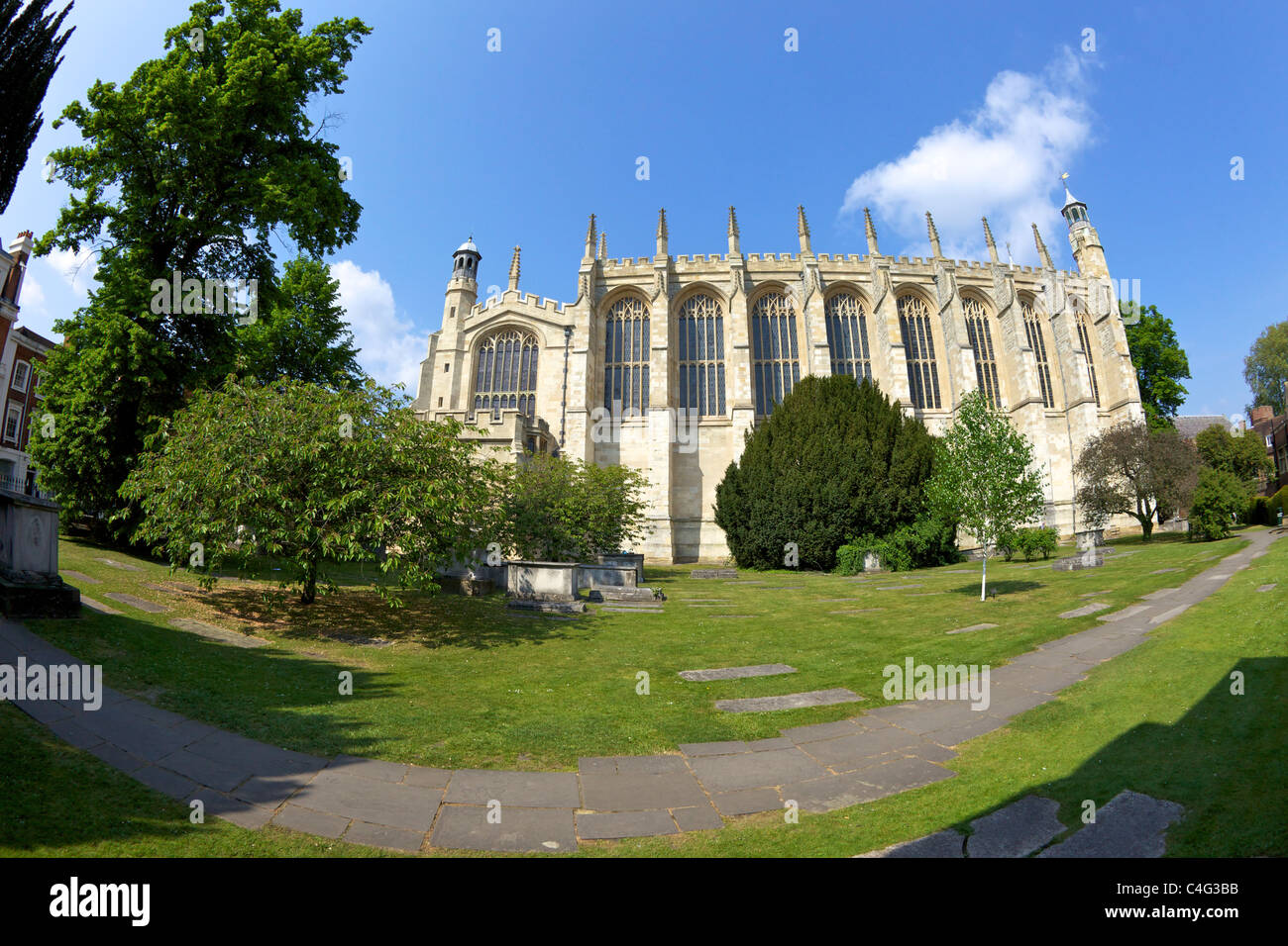 El Eton College Chapel, el Colegio Eton, Berkshire, Inglaterra, UK, Reino Unido, GB, Gran Bretaña, Islas Británicas, Europa Foto de stock