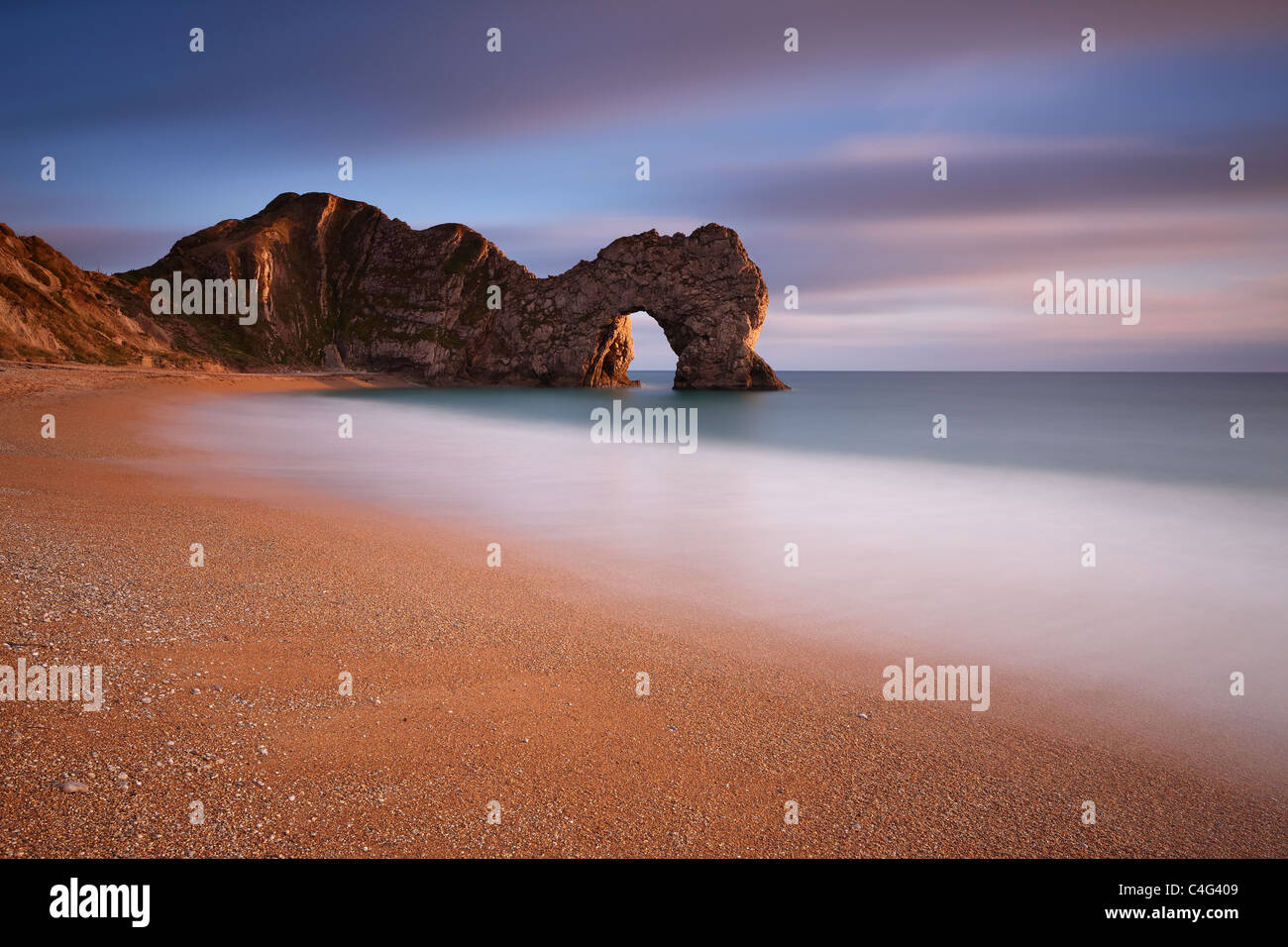 Durdle Door, Costa Jurásica, en Dorset, Inglaterra Foto de stock