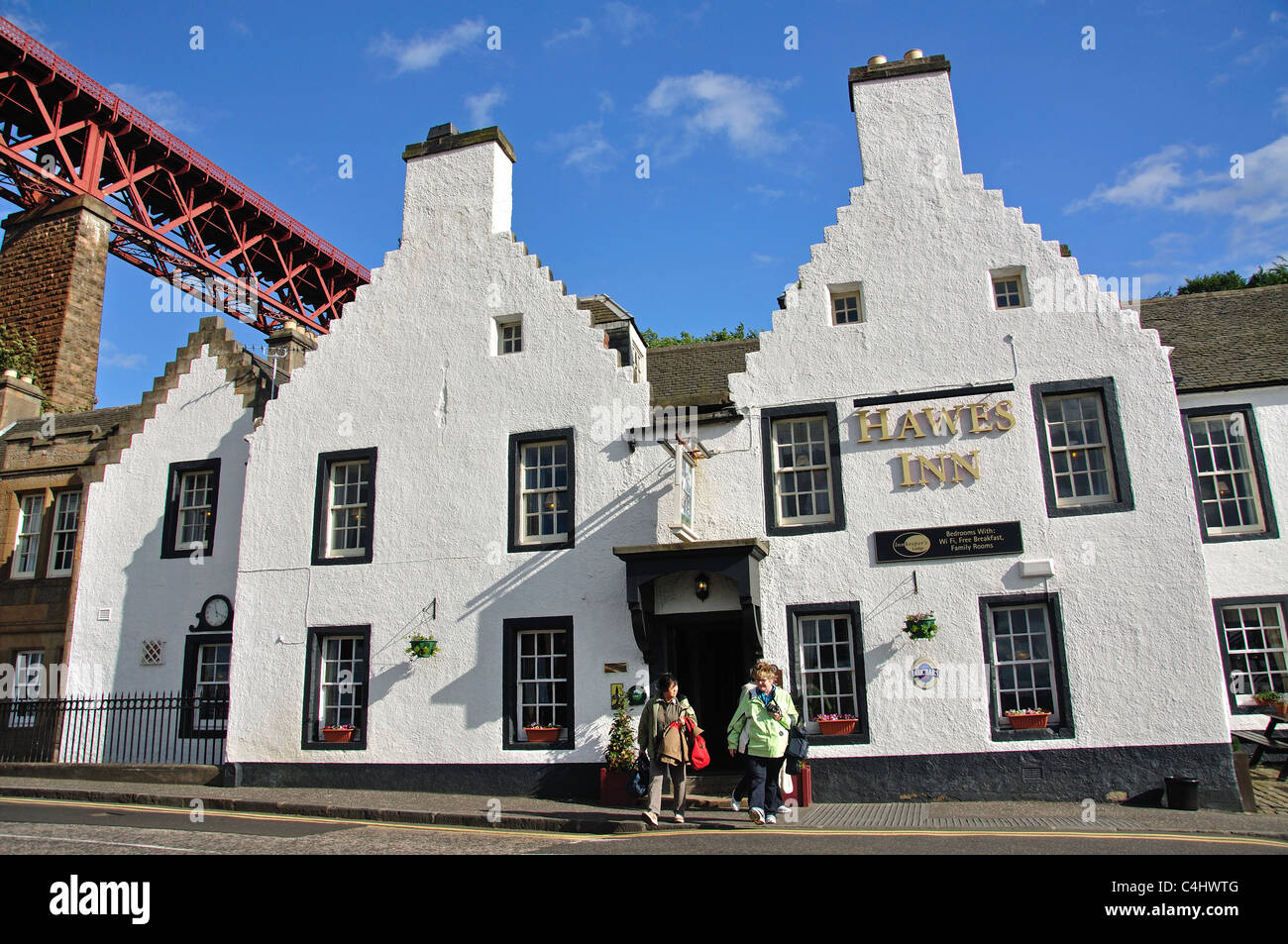 Hawes Inn South Queensferry, Firth of Forth, Lothian, Escocia, Reino Unido Foto de stock