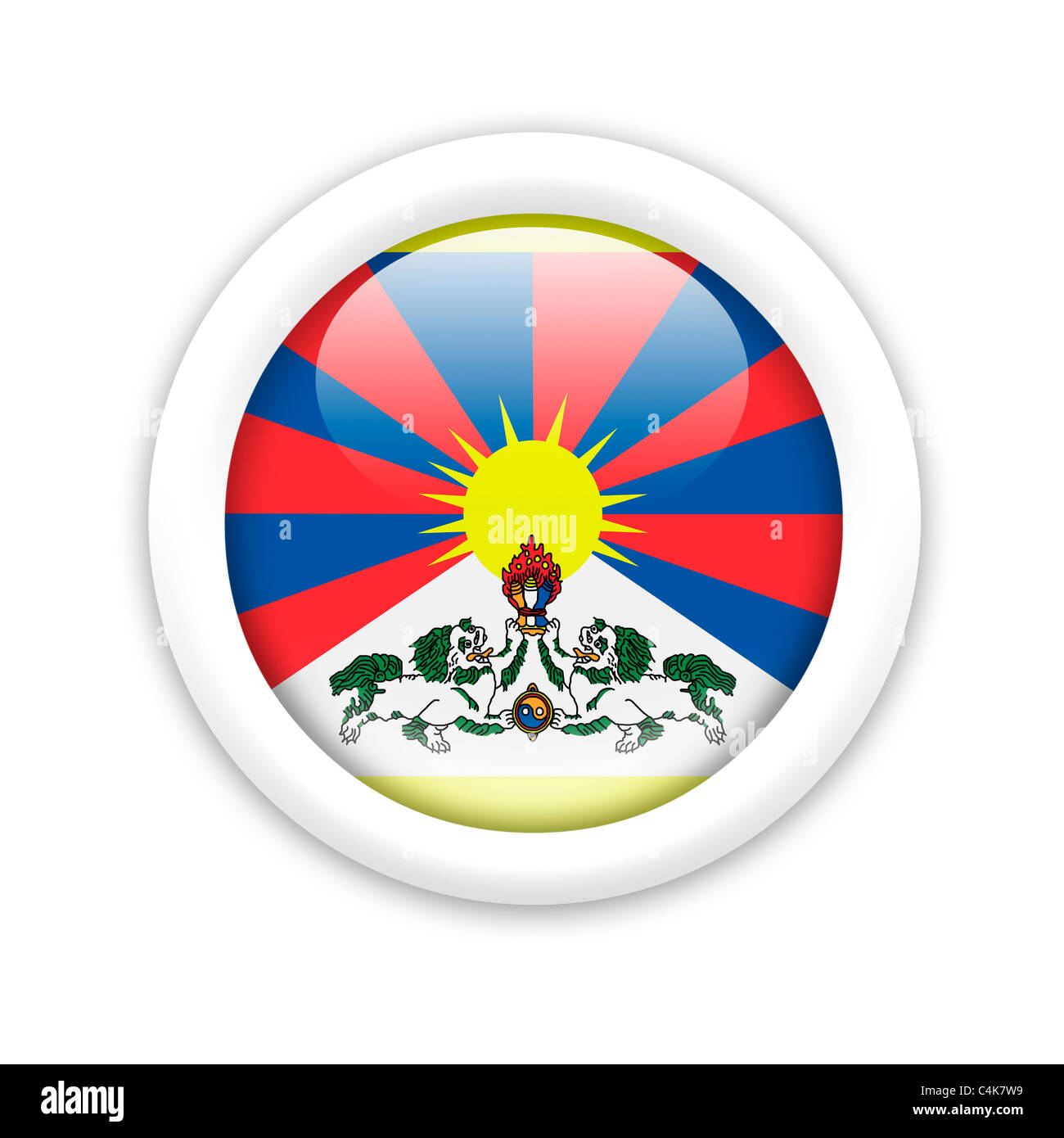 Bandera tibet Imágenes recortadas de stock - Alamy