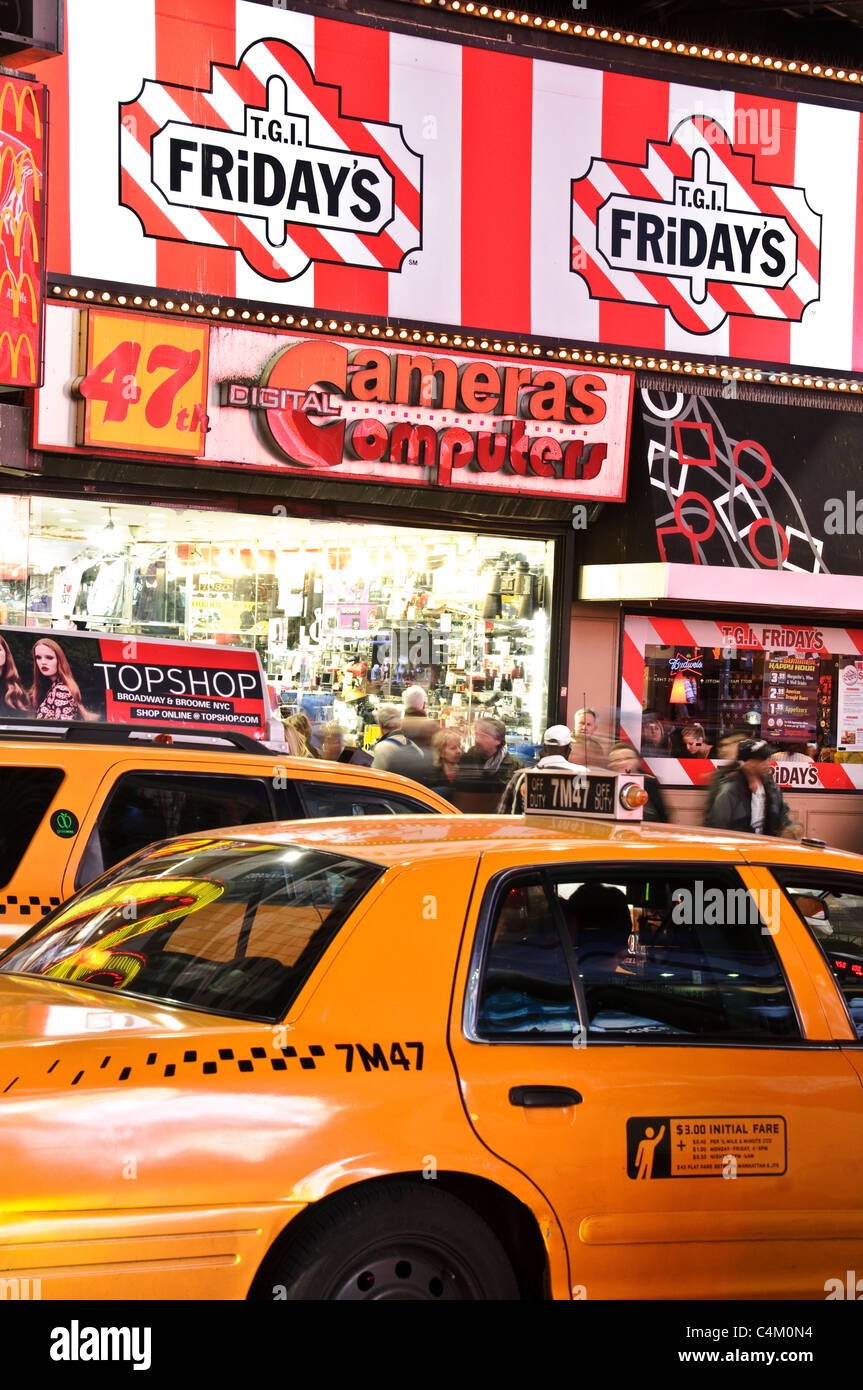 Times Square, 42nd Street, Nueva York 2011 Foto de stock