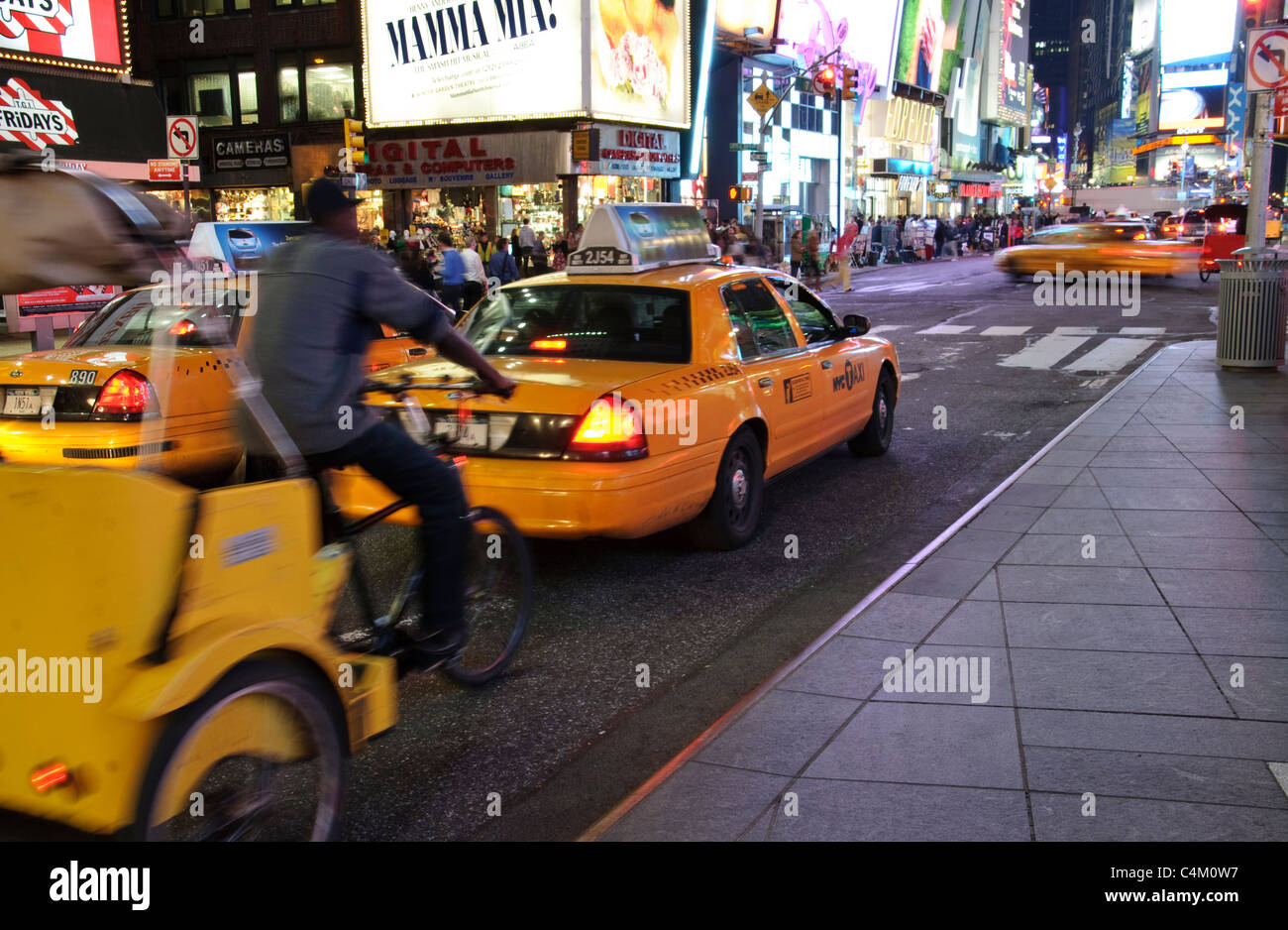Times Square, 42nd Street, Nueva York 2011 Foto de stock