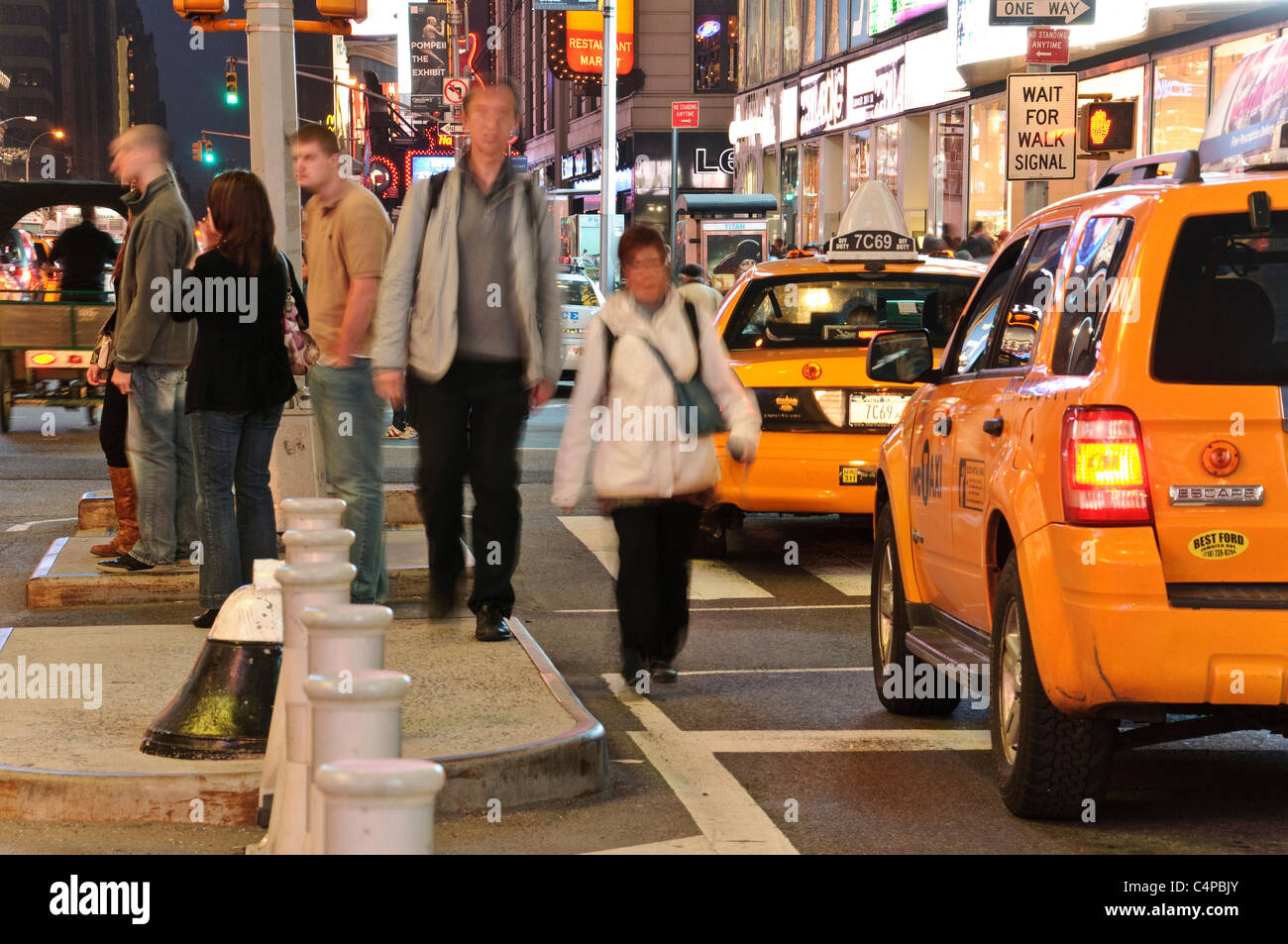 Times Square, 42nd Street, Nueva York, 2011, Foto de stock