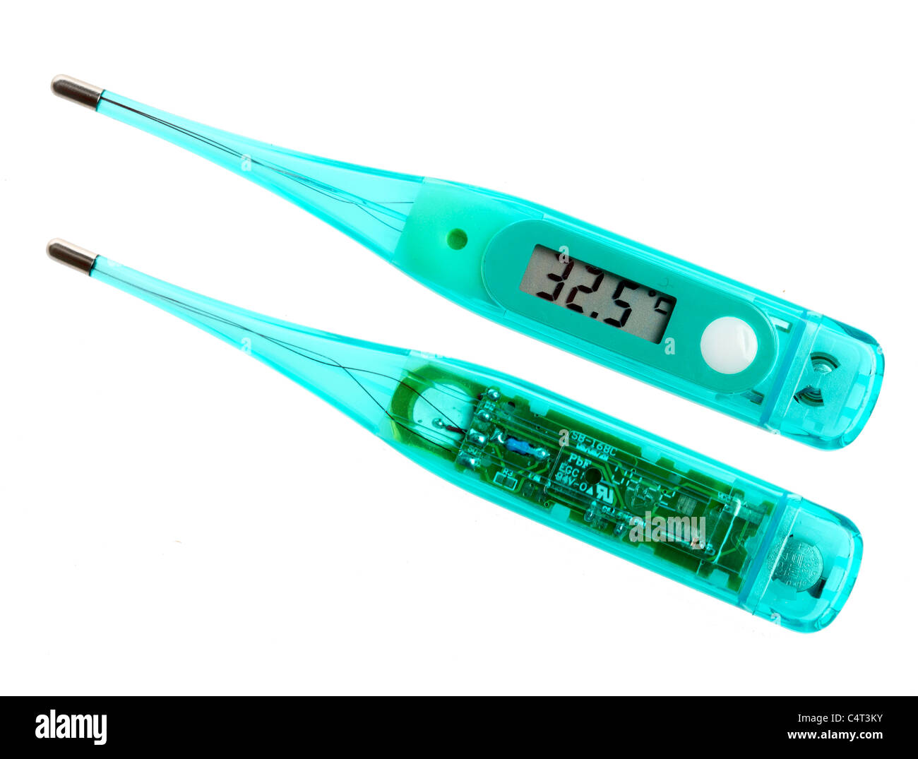 Termómetro clínico digital, para medir el calor corporal de un paciente  Fotografía de stock - Alamy