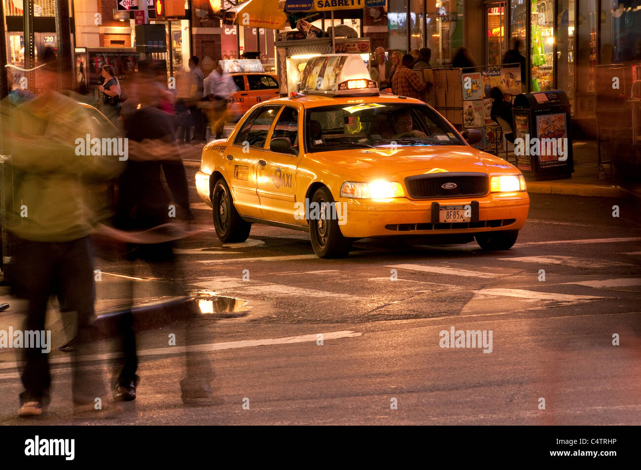 Times Square, 42nd Street, Nueva York, 2011, Foto de stock