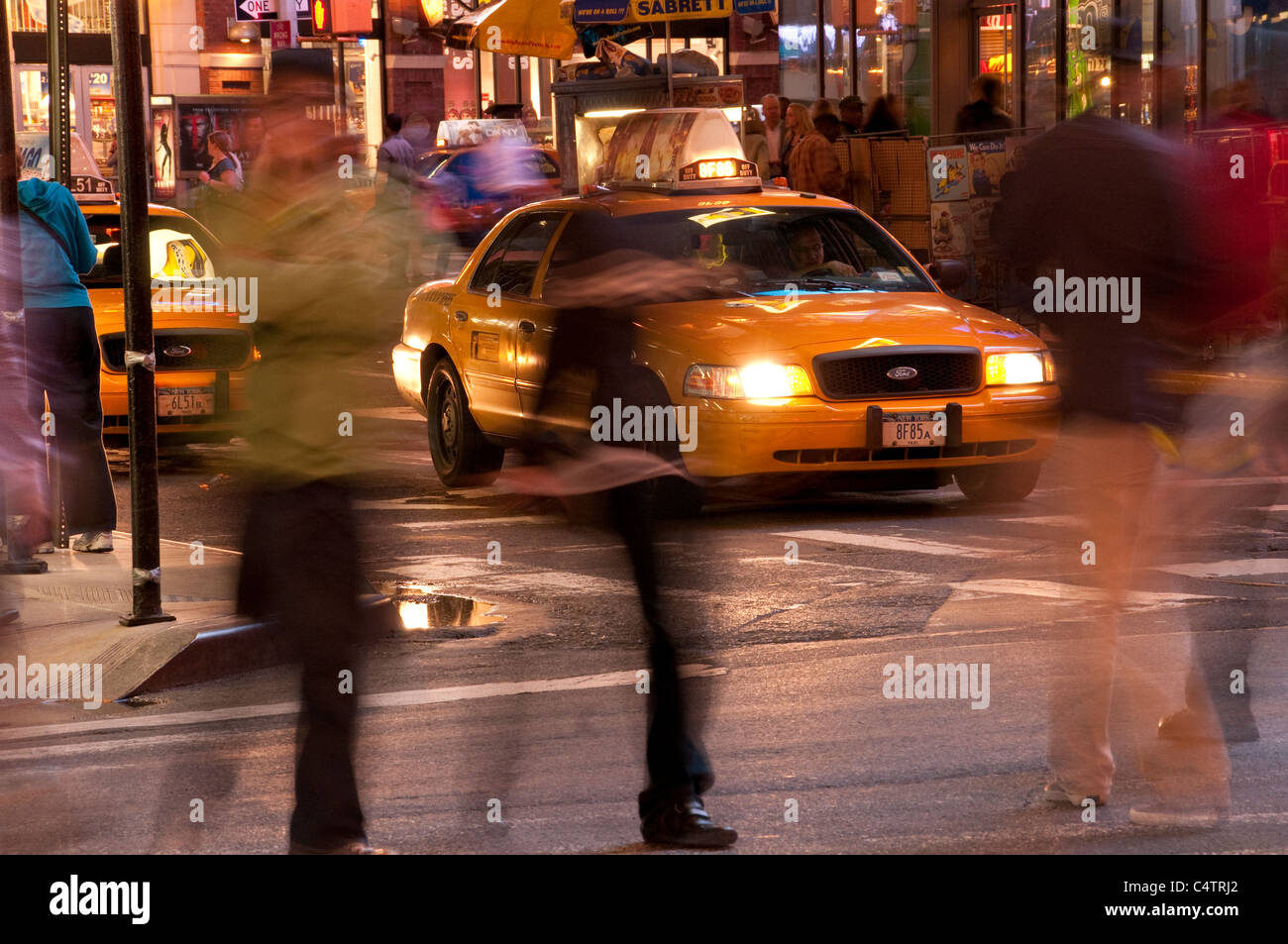 Times Square, 42nd Street, Nueva York, 2011, Foto de stock