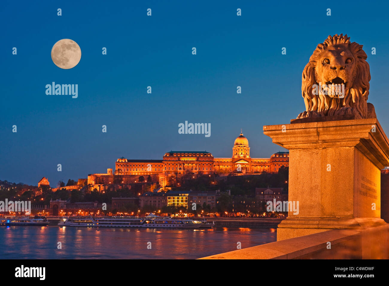 Castillo de Buda, en Budapest, Hungría, Europa Foto de stock