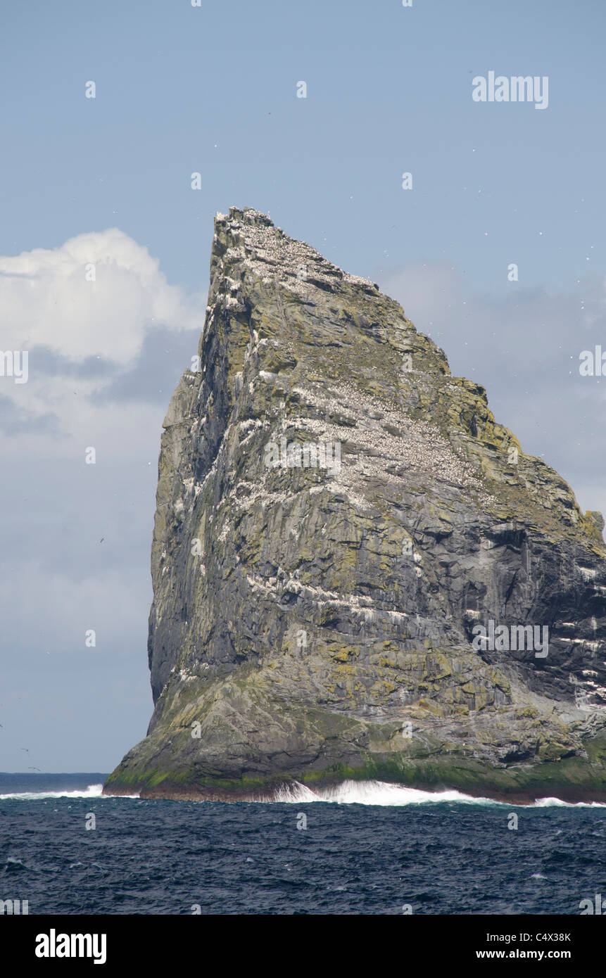 Escocia, St Kilda, las Islas Hébridas Exteriores. Pila de mar junto a la  isla de Boreray Fotografía de stock - Alamy
