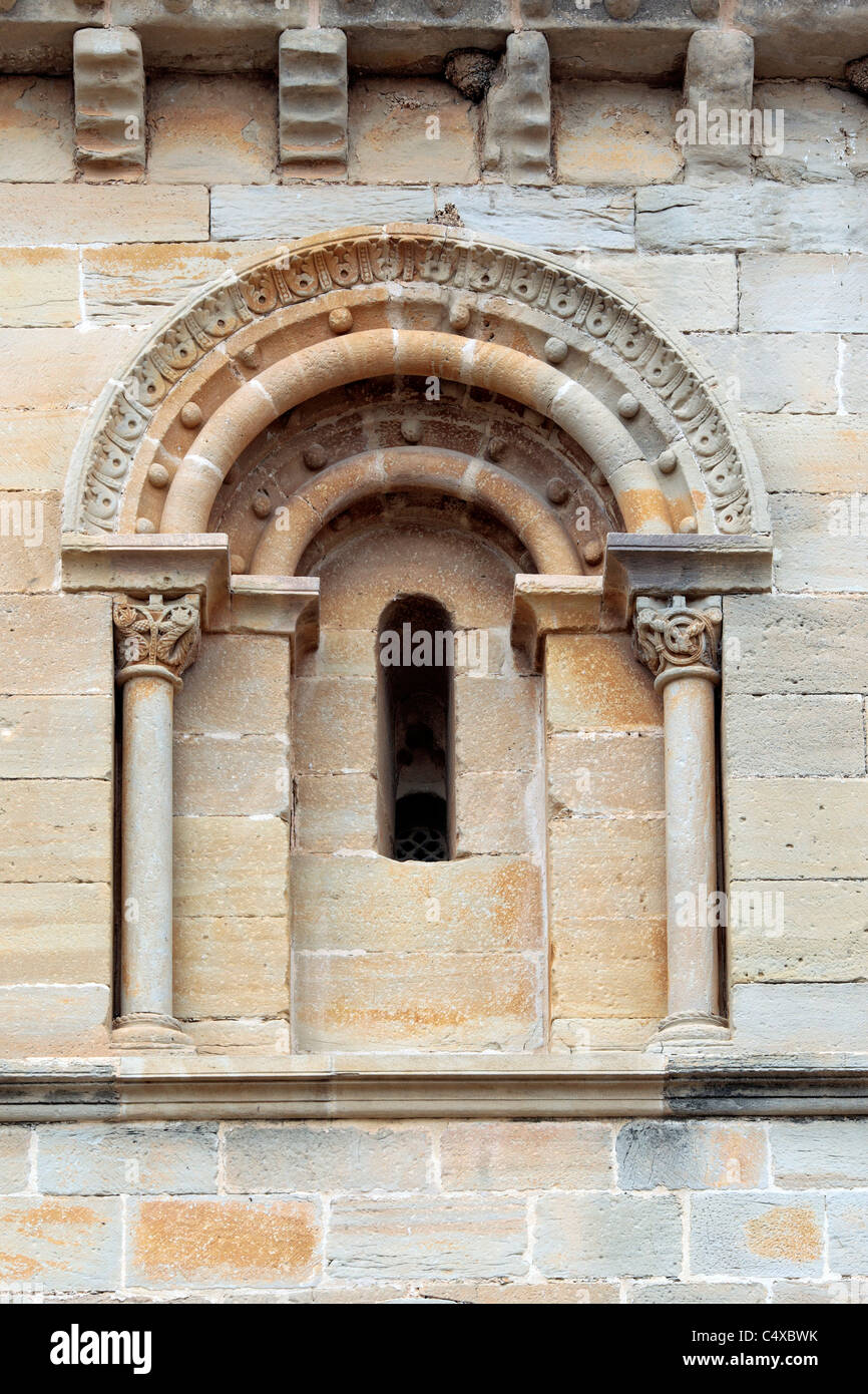 Iglesia de San Miguel, Estella-Lizarra, Navarra, España Foto de stock