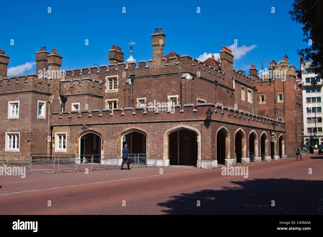 St.James's Palace, Marlborough Road, Londres Foto de stock