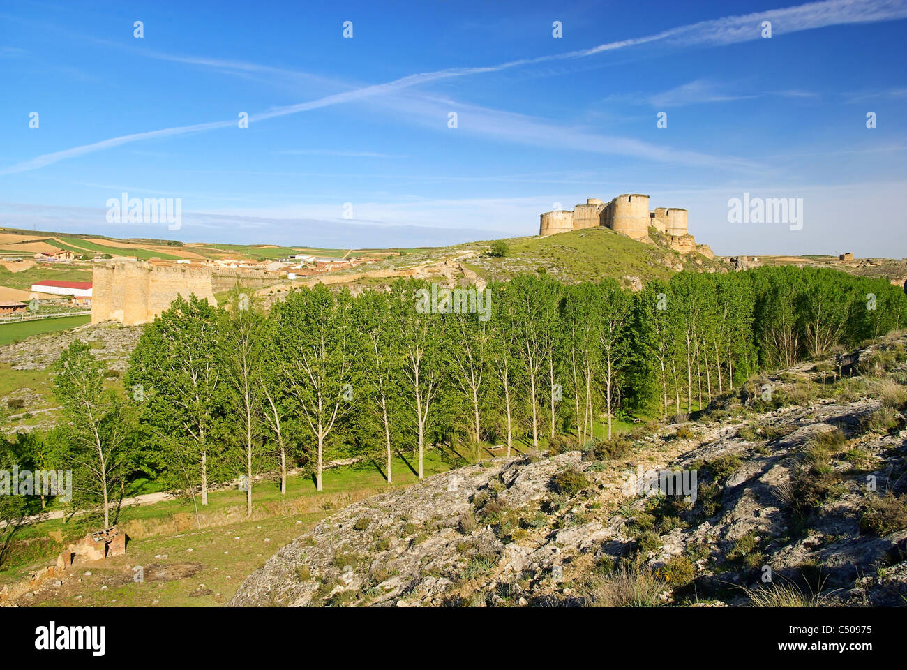 Berlanga de Duero Castillo 04 Foto de stock