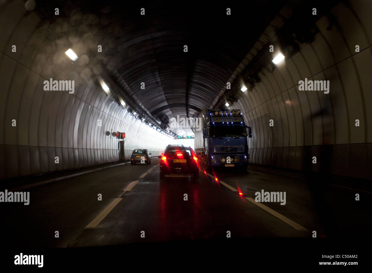 túnel de Plymouth Foto de stock