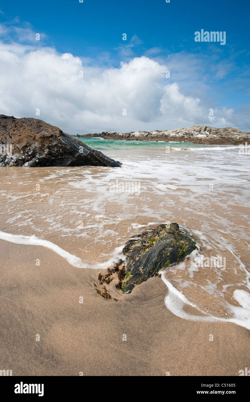 Playa Gwithian en Cornwall. Foto de stock