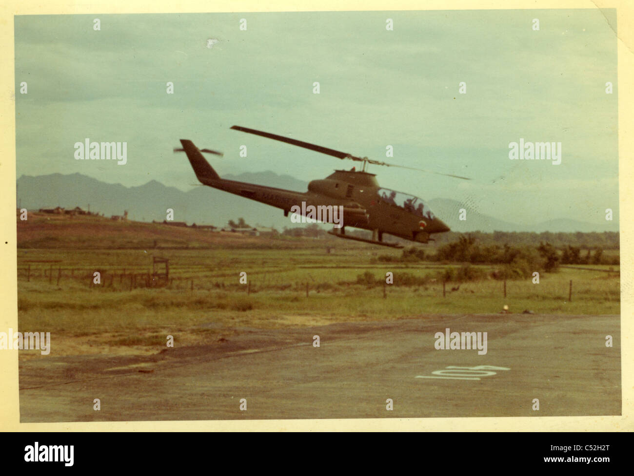 Los marines fotos Danang Vietnam tardíamente durante 1968 o 1969 guerra de Vietnam Foto de stock