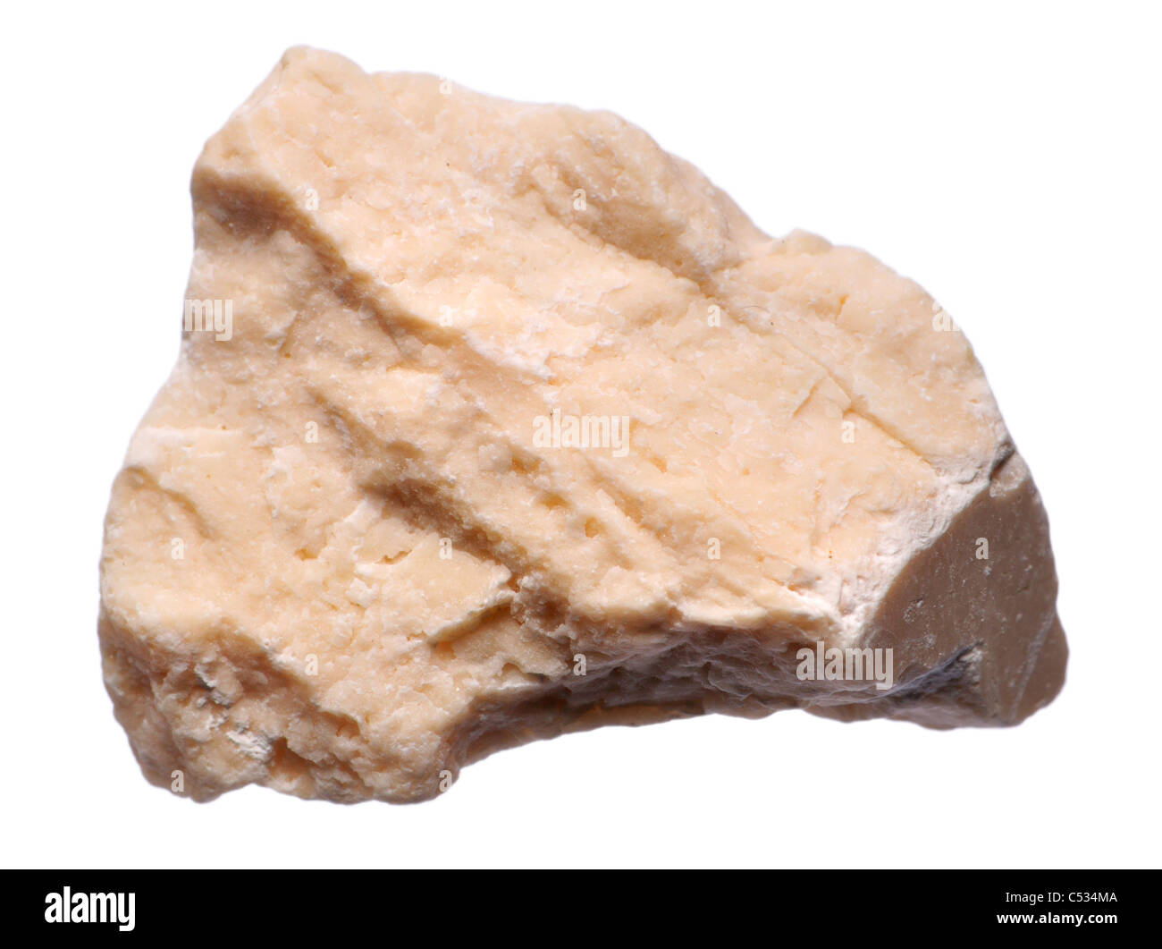 Aragonito blanco (Marruecos) carbonato de calcio Foto de stock