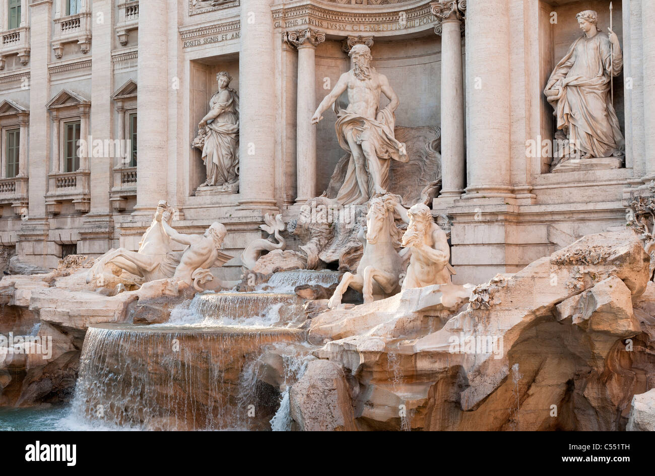 Fuente de Trevi Foto de stock