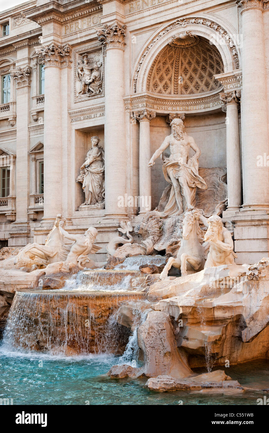 Fuente de Trevi Foto de stock