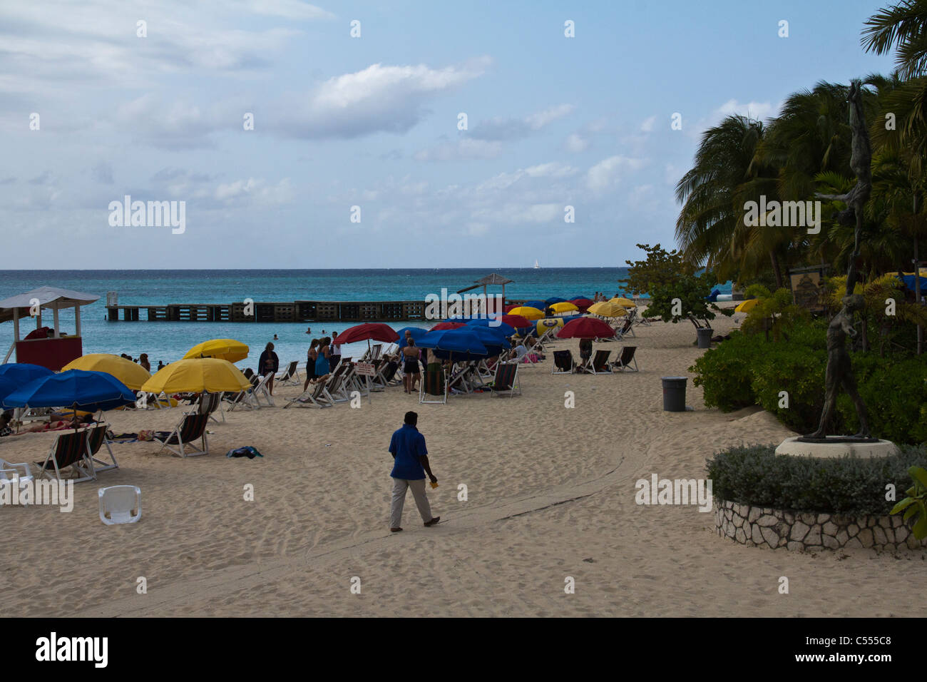 Los doctores beach en Jamaica Foto de stock